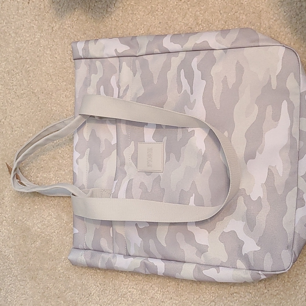 Pink camo backpack purse